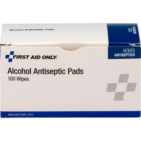 First Aid Only Alcohol Wipes 70 Isopropyl 100/box H305-001