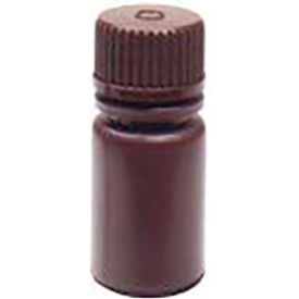 United Scientific™ Reagent Bottle Narrow Mouth HDPE 15ml Capacity Amber Pack of 72 33423