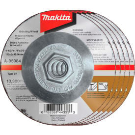 Makita® INOX Grinding Wheel 36 Grit Type 27 4-1/2