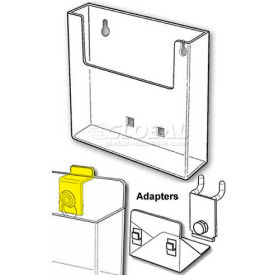 Wall-Mount Literature Holder Acrylic 6