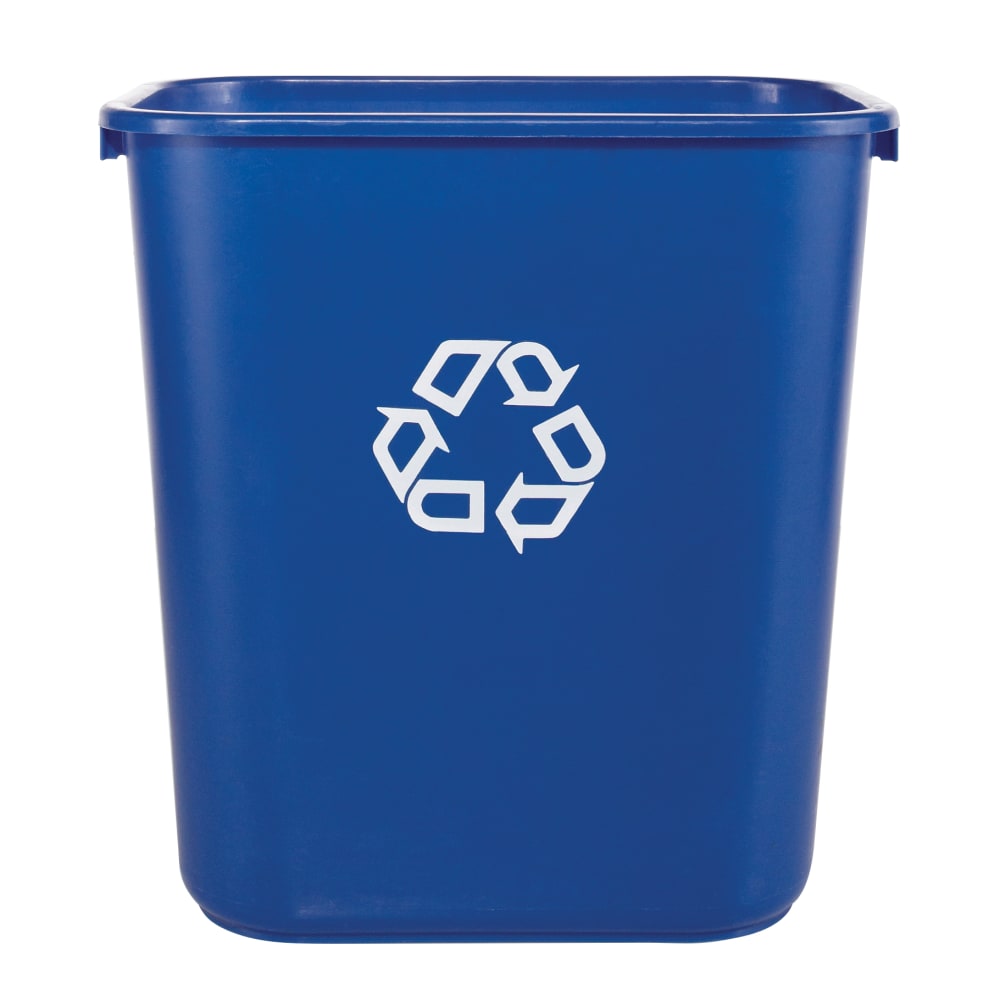 Rubbermaid Desk-Side Container, 7-Gallons, Blue (Min Order Qty 6) MPN:FG295673 BLUE