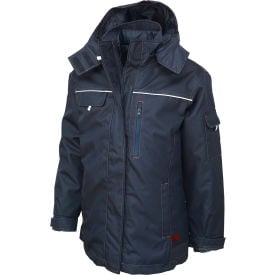 Tough Duck Women's Poly Oxford 3-In-1 Waterproof Parka Jacket 2XL Navy WJ281-NAVY-2XL