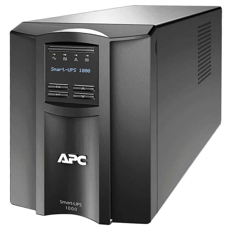 APC Smart-UPS 8-Outlet Standalone Tower Uninterruptible Power Supply, 1, 000VA/700 Watts, SMT1000C MPN:SMT1000C
