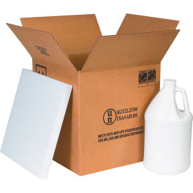GoVets Haz Mat Shipper Kit Four 1 Gallon Jugs 12-1/4