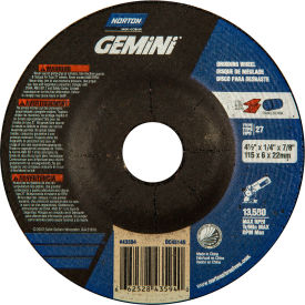 Norton 66252843594 Gemini Grinding Wheel 4-1/2