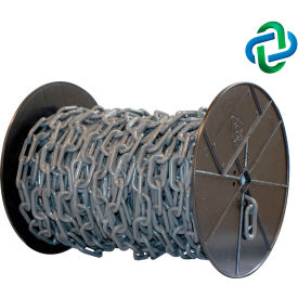 Mr. Chain® Plastic Chain Barrier On A Reel 1-1/2 x 200'L HDPE Gray 57301