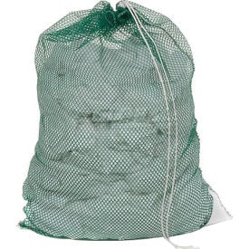 Mesh Bag W/ Drawstring Closure Green 30x40 Heavy Weight H-540DS-V-GN - Pkg Qty 12