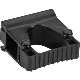 Vikan Hygienic Wall Bracket Grip Band Module Black Polypropylene/TPE Rubber/Polyamide 10139