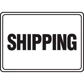 AccuformNMC™ Shipping Delivery Location Sign Aluminum 10