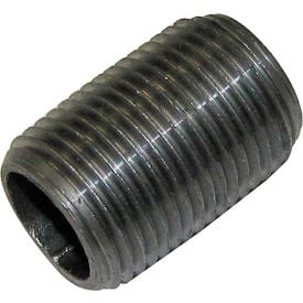 Allpoints 263109 Black Iron Nipple 3/8