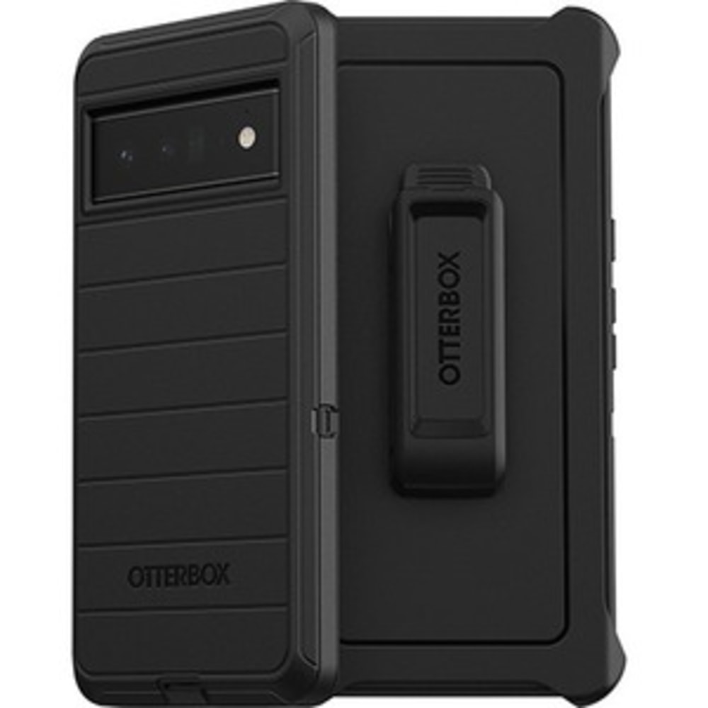 OtterBox Defender Series Pro Rugged Carrying Case Holster For Google Pixel 6 Pro, Black (Min Order Qty 2) MPN:77-84068