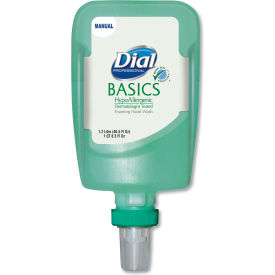 Dial® Basics Hypoallergenic Foaming Hand Wash FIT Dispenser Refill 1.2 L Pack of 3 16714