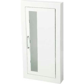 Activar Inc. Steel Fire Rated Fire Extinguisher Cabinet Vertical Acrylic Window Semi-Recessed 1016V10FX