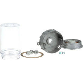Allpoints 801-2557 Light Fixture with Junction Box and Lexan Globe 8012557