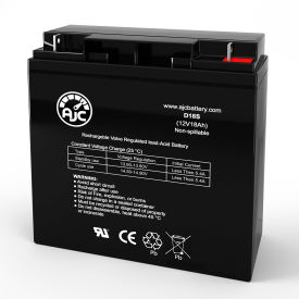AJC® Dual-Lite 120582 Emergency Light Replacement Battery 18Ah 12V NB AJC-D18S-J-0-187095