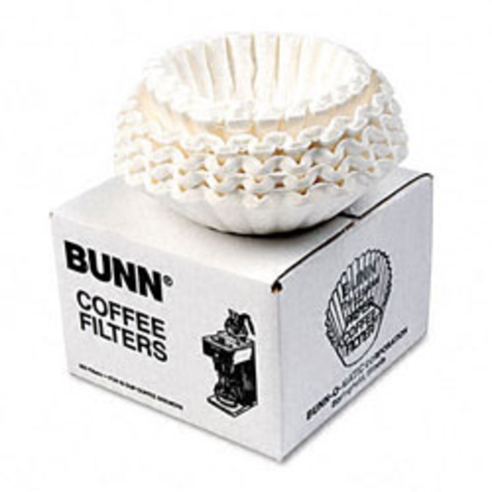 BUNN Flat Bottom Coffee Filters, 12-Cup Size, 250 Filters/Pack (Min Order Qty 7) MPN:20132.0000DUP
