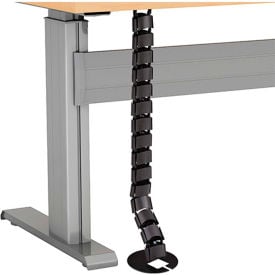 RightAngle™ Flex Cable Management (vertical) for height Adjustable Desk has 22 links 1250mm FCM490