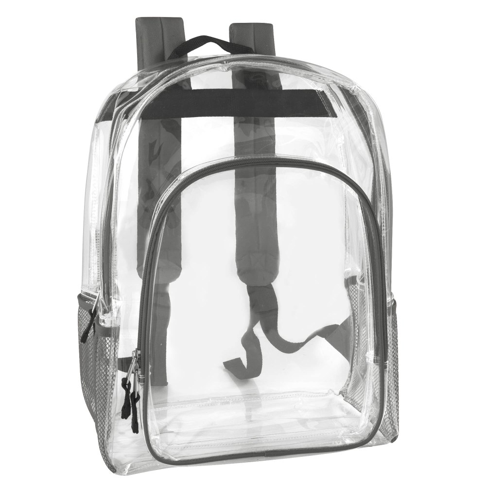 Trailmaker Heavy-Duty Clear Backpack, Gray Trim MPN:4695GRY