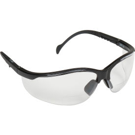 V2 Readers® Safety Glasses Clear +1.5 Lens  Black Frame - Pkg Qty 6 SB1810R15