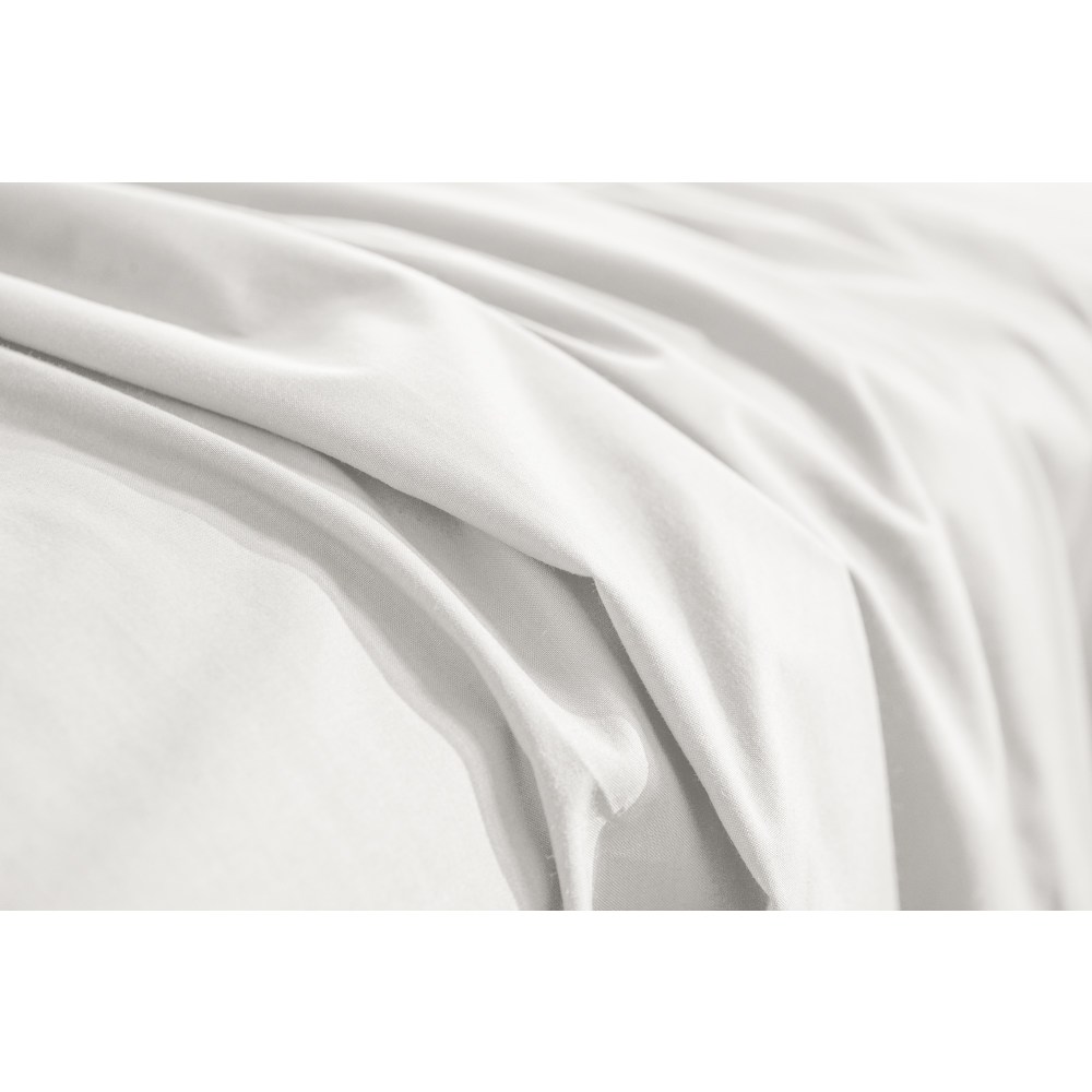23 Threads Flat Sheet, BCI Cotton/GRS Polyester, White, Full, Case of 24 MPN:23TFL00005
