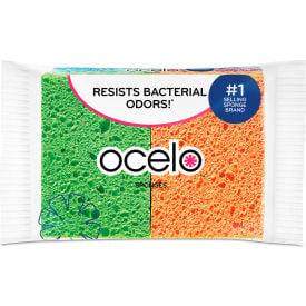 ocelo™ Vibrant Color Sponges 4-3/4X 3X3/5 Assorted Colors 4/Pack 7274FD