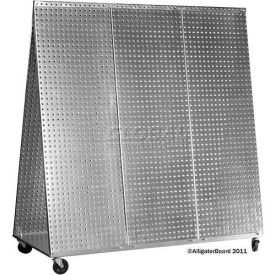 Alligator Board Pegboard Tool Cart - Galvanized 48 x 48 WOWCART48
