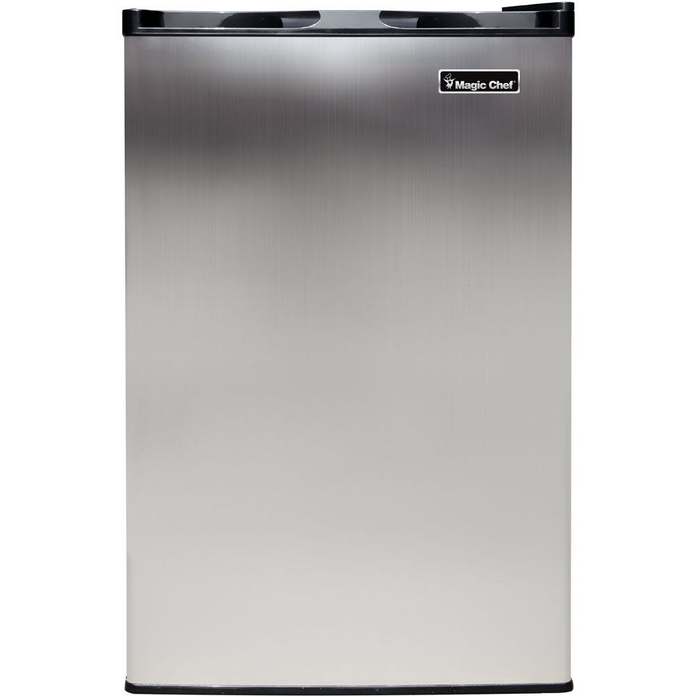 Magic Chef Upright Freezer With Stainless-Steel Door, 3.0 Cu Ft, Stainless Steel MPN:MCUF3S2