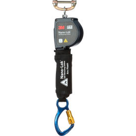 3M™ DBI-SALA® Nano-Lok Arc Flash Self-Retracting Lifeline Web & Aluminum Carabiner 8'L 7100325447