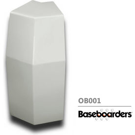Baseboarders® Outside 135° Corner For Premium OB001 Bay Window OB001-WHT