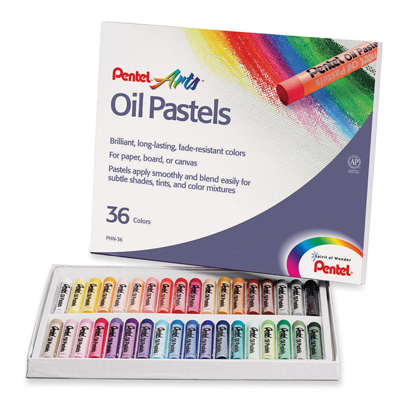 Pentel Oil Pastel Set, Assorted, Set Of 36 (Min Order Qty 12) MPN:PHN36