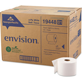 Georgia-Pacific Professional Pacific Blue Basic Bathroom Tissue 2-Ply White 1000/Roll 48/Case 19448/01