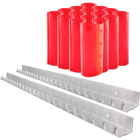 Aleco® Clear Flex® II Vinyl Strip Door 96
