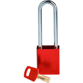 Brady® Brady SafeKey Lockout Padlock Aluminum 3