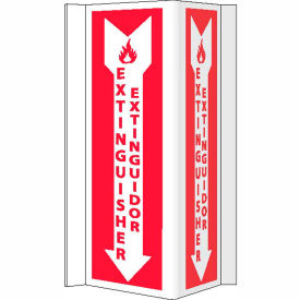 Fire Visi Sign - Bilingual - Fire Extinguisher Extinor VS44W