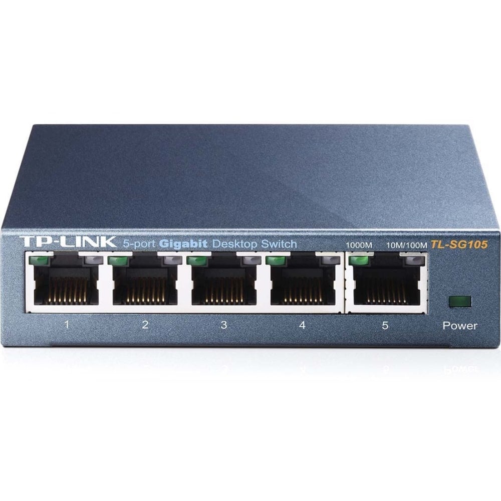 TP-Link 5-Port Gigabit Ethernet Desktop Switch, TL-SG105 MPN:TL-SG105