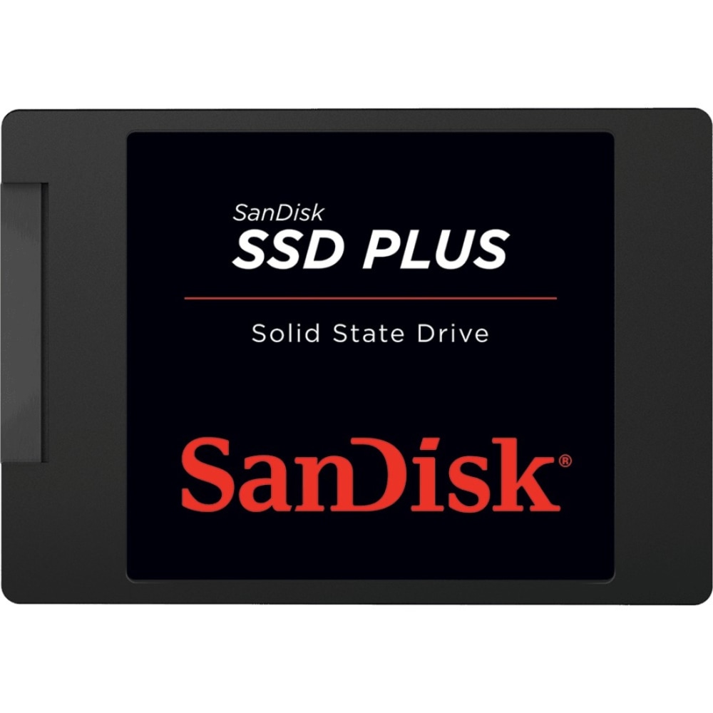 SanDisk SSD PLUS Internal Solid State Drive, 480GB, Black (Min Order Qty 2) MPN:SDSSDA-480G-G26