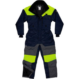 Ergodyne® N-Ferno® 6475 Cold Storage Thermal Insulated Coverall 5XL Navy 41249