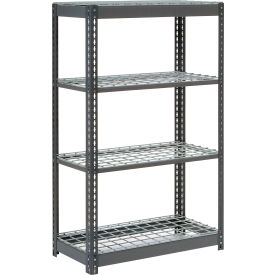 GoVets 4 Shelf Standard Duty Boltless Shelving Starter 36