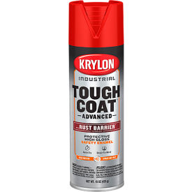 Krylon® Tough Coat Advance Spray Paint w/ Rust Barrier Technology 20 oz. Gloss Safety Red K00639008 - Pkg Qty 6