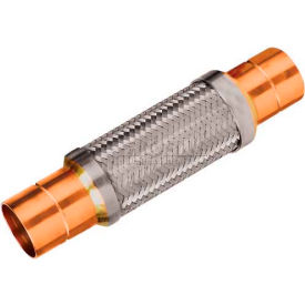Braided Stainless Steel Hose w/ Copper Sweat Ends - 10-1/2