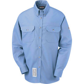 EXCEL FR® ComforTouch® FR Dress Uniform Shirt SLU2 Light Blue Size M Long SLU2LBLNM