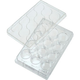 Celltreat® Individual 12 Well Tissue Culture Plate w/ Lid Sterile Pack of 100 229112