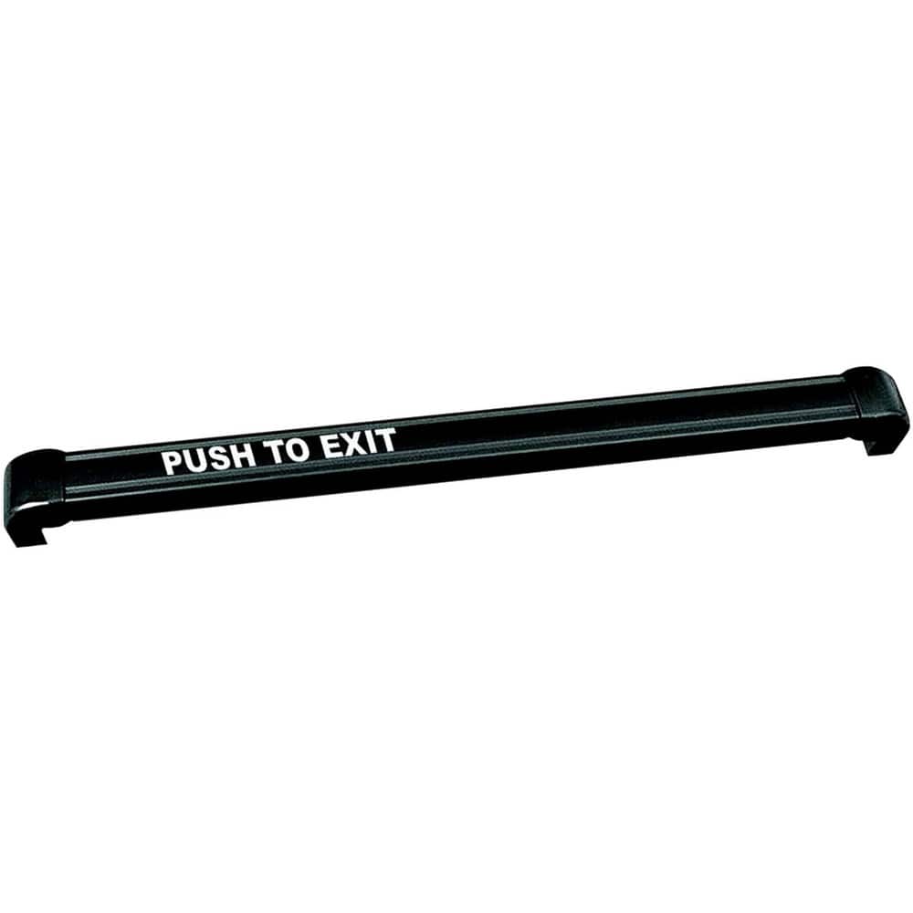Push Bars, Material: Metal , Locking Type: Exit Device Only , Finish/Coating: Black Anodized Aluminum , Maximum Door Width: 3ft  MPN:TSB-BK