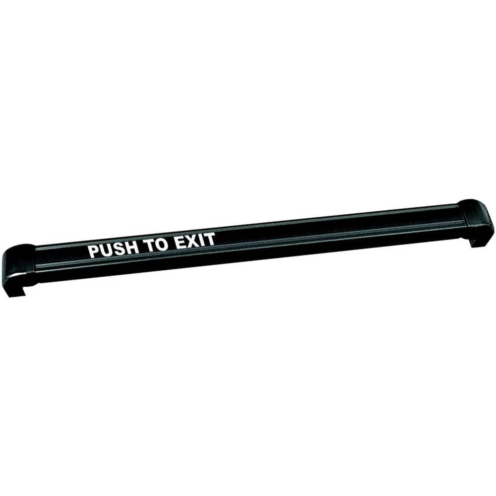 Door Push Bars; Material: Metal ; Locking Type: Exit Device Only ; Finish/Coating: Black Anodized Aluminum ; Maximum Door Width: 3ft ; Minimum Door Width: 3ft ; UNSPSC Code: 31162800 MPN:TSB-BK
