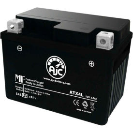 AJC Battery Honda NN50MD Gyro 50CC Scooter Battery (1984) 3.5 Amps 12V B Terminals AJC-PS-ATX4L-520510