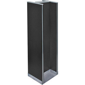 Global Approved 700430-BLK H-Shaped Pegboard Display 16