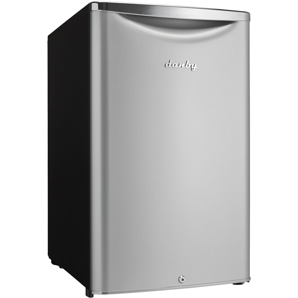 Danby 4.4 Cu.ft. Compact Refrigerator - 4.40 ft³ - Auto-defrost - Reversible - 4.40 ft³ Net Refrigerator Capacity - DAR044A6DDB MPN:DAR044A6DDB