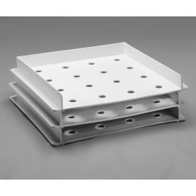 Bel-Art Stackable Petri Dish Incubation Tray Plastic 9 x 9 x 1