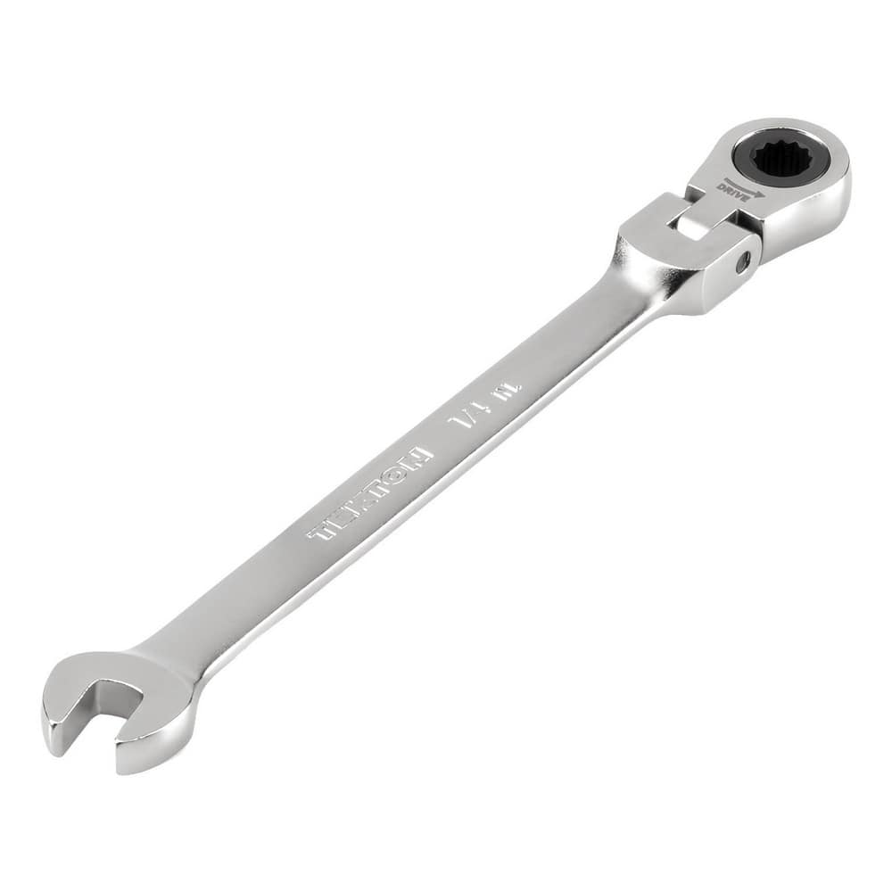 Combination Wrenches, Size (Inch): 1/4 , Finish: Satin Chrome , Head Type: Flexible, Combination , Handle Type: Straight , Material: Steel  MPN:WRC26306