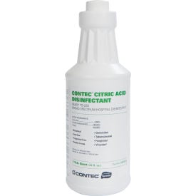 Contec® Citric Acid Disinfectant 32 Oz. Trigger Spray Bottle CAD3212 - Pkg Qty 12